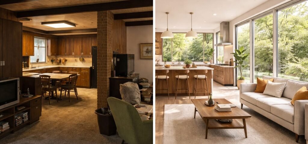 Before and After: Transforming a Mid-Century Home