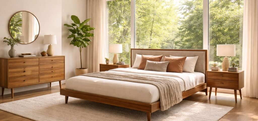 Mid-Century Modern Bedroom Design